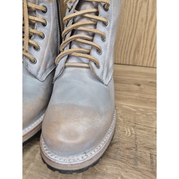 Freebird Cavalier Boots Antique Grey Size 9 Brand New Stacked Heel Leather... - Picture 6 of 16